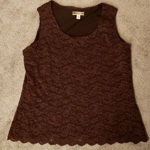 1X Coldwater Creek lace tank